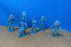 Vintage 1950s Marx Rex Mars Tom Corbett Playset Vinyl Alien SPACEMEN+ HELMETS #1