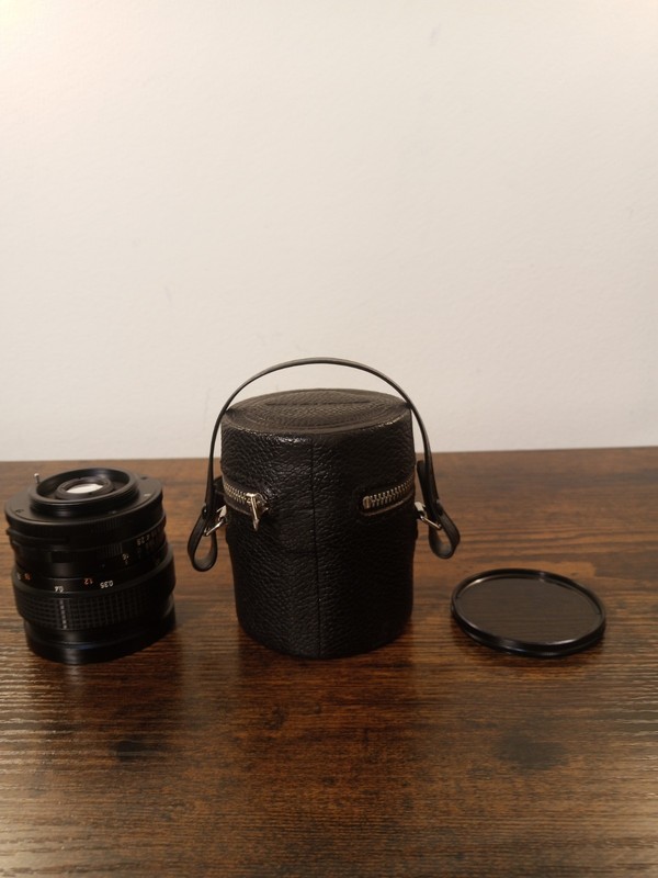 Asanuma Lens Auto-wide 1:28mm Spiratone Custom Polarizer 58mm Made In Japan