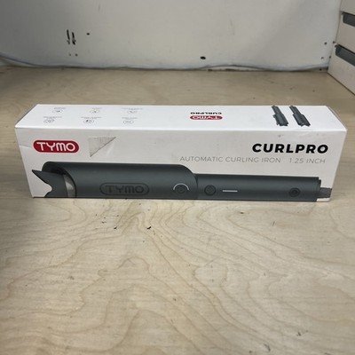 Tymo CurlPro Automatic Rotating Curling Iron 1.25 inch Platinum Metallic Gray