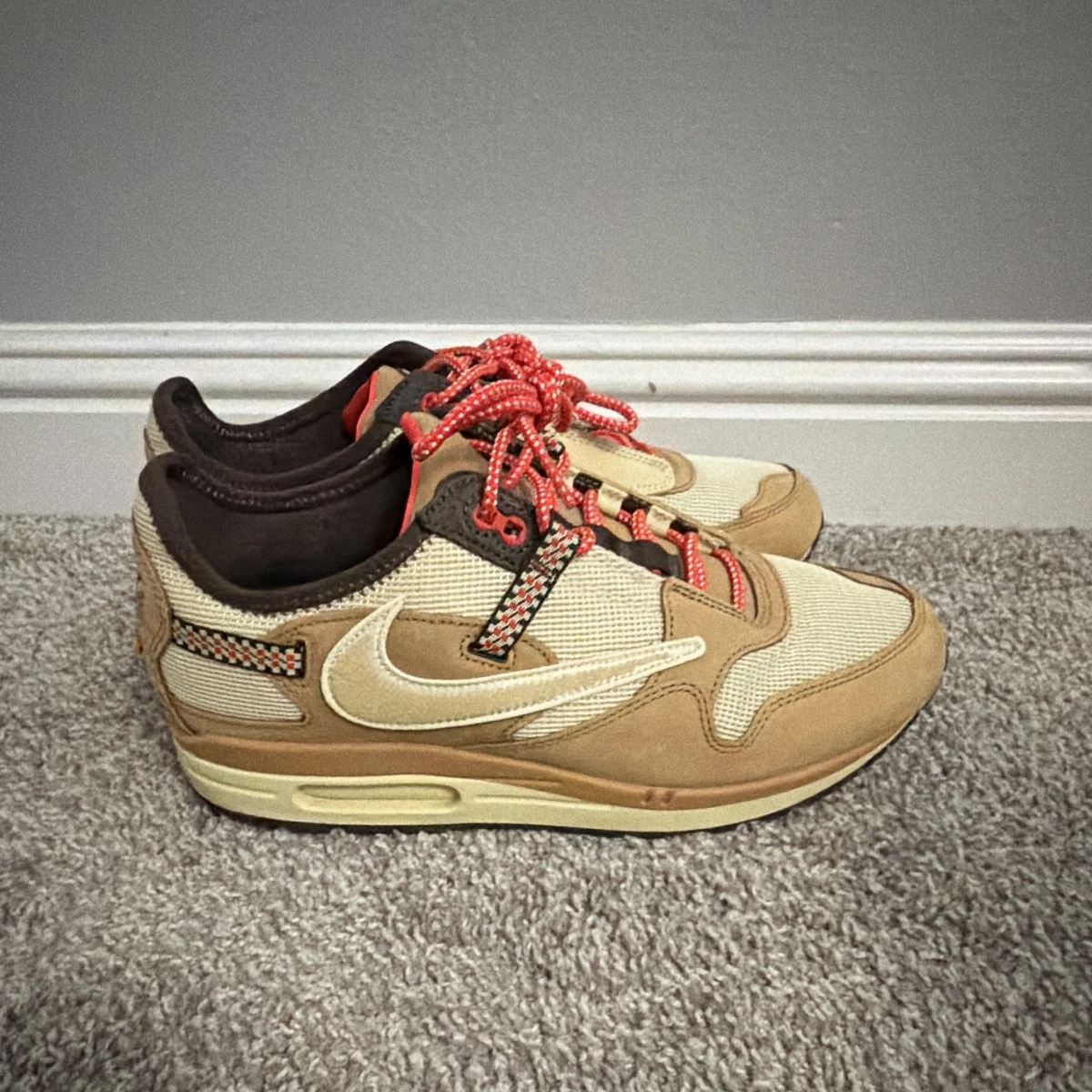 Nike Air Max 1 x Travis Scott Low Wheat for Sale | Authenticity