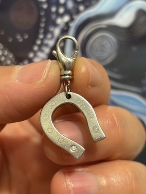 Montblanc Bracelet Charm Horseshoe 925 Sterling Silver Star Collection Diamond
