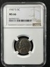 1947-S 5C Jefferson Nickel NGC MS66 8699830-023 San Francisco Jefferson