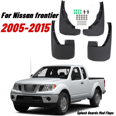 Full Set 4Pcs Splash Guards Mud Flaps for Nissan Frontier 2005-2015 Pickup