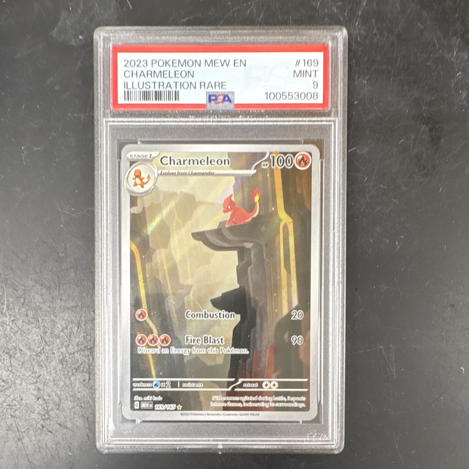 2023 charmeleon pokemon card 005/165 New [RRR] Fire Blast (90)Discard an Energy from this Pokemon Weakness / Resistance / Retreat Cost 2023 Pokemon TCG Classic Collection