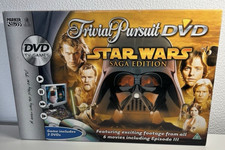 Parker Trivial Pursuit DVD Star Wars Saga Edition Board Game 2005 2+ 17+ 42339