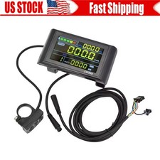 24V/36V/48V/60V E-Bike SW900 Colorful LCD Display Panel SM  Waterproof Plug NEW