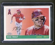 2025 Topps Chrome Platinum Mike Trout SSP Image Variation Refractor #1 Angels