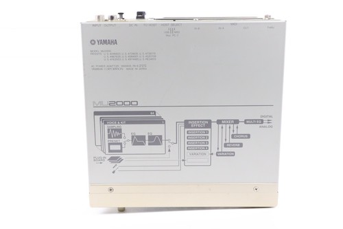 Yamaha MU2000 EX TONE GENERATOR XG Sound Module New Internal Battery From JP - Picture 18 of 19