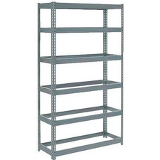 Global Industrial Extra Heavy Duty Shelving 48"W x 24"D x 72"H With 6 Shelves No