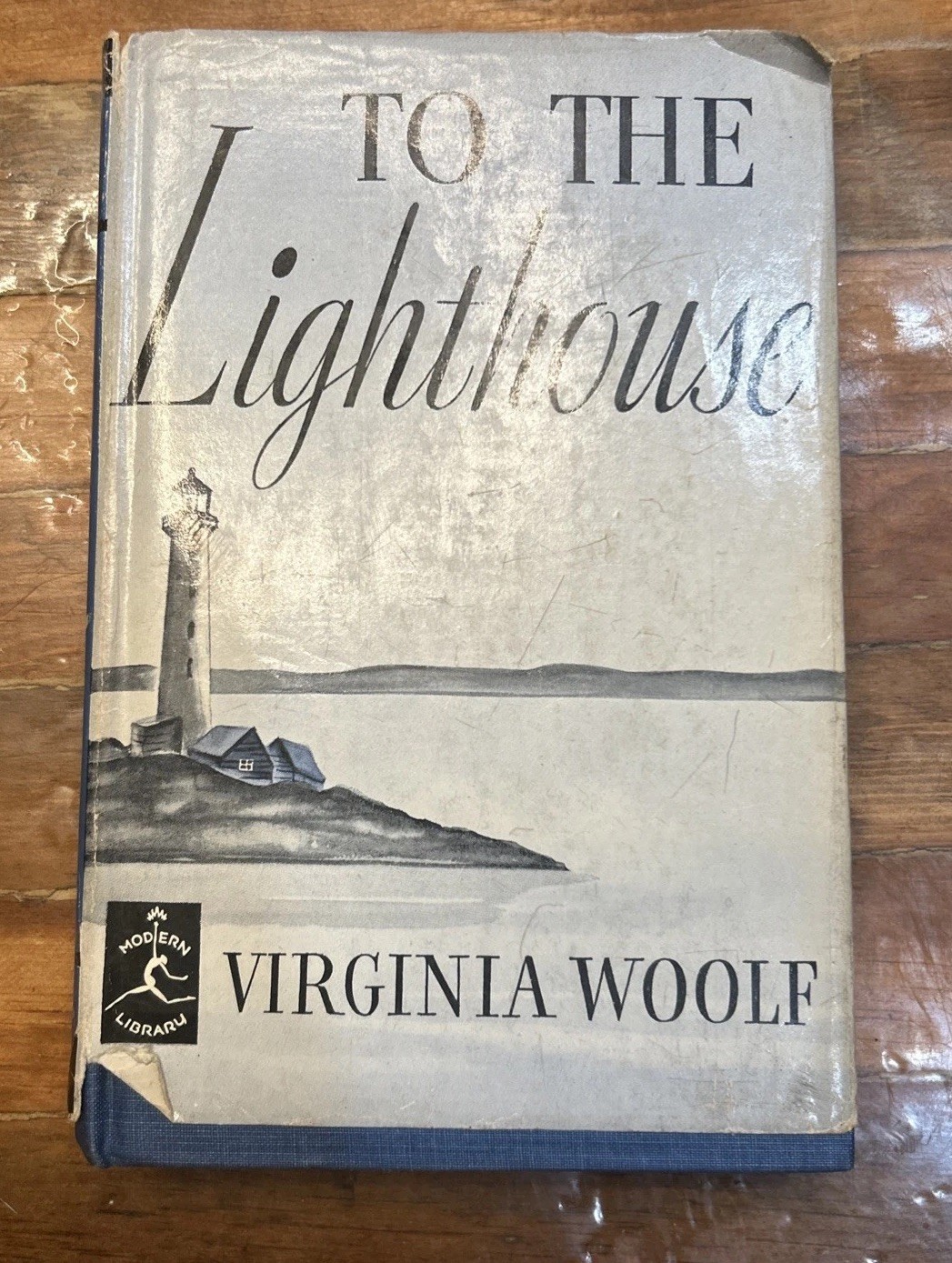 TO THE LIGHTHOUSE By VIRGINIA WOOLF  1937 First Modern Library Ed #217 HCDJ BOOK