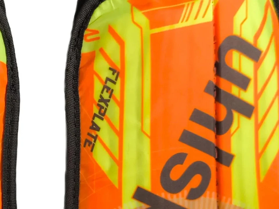 Uhlsport Protège-tibias Football Homme Orange (INT L) - Photo 3/4