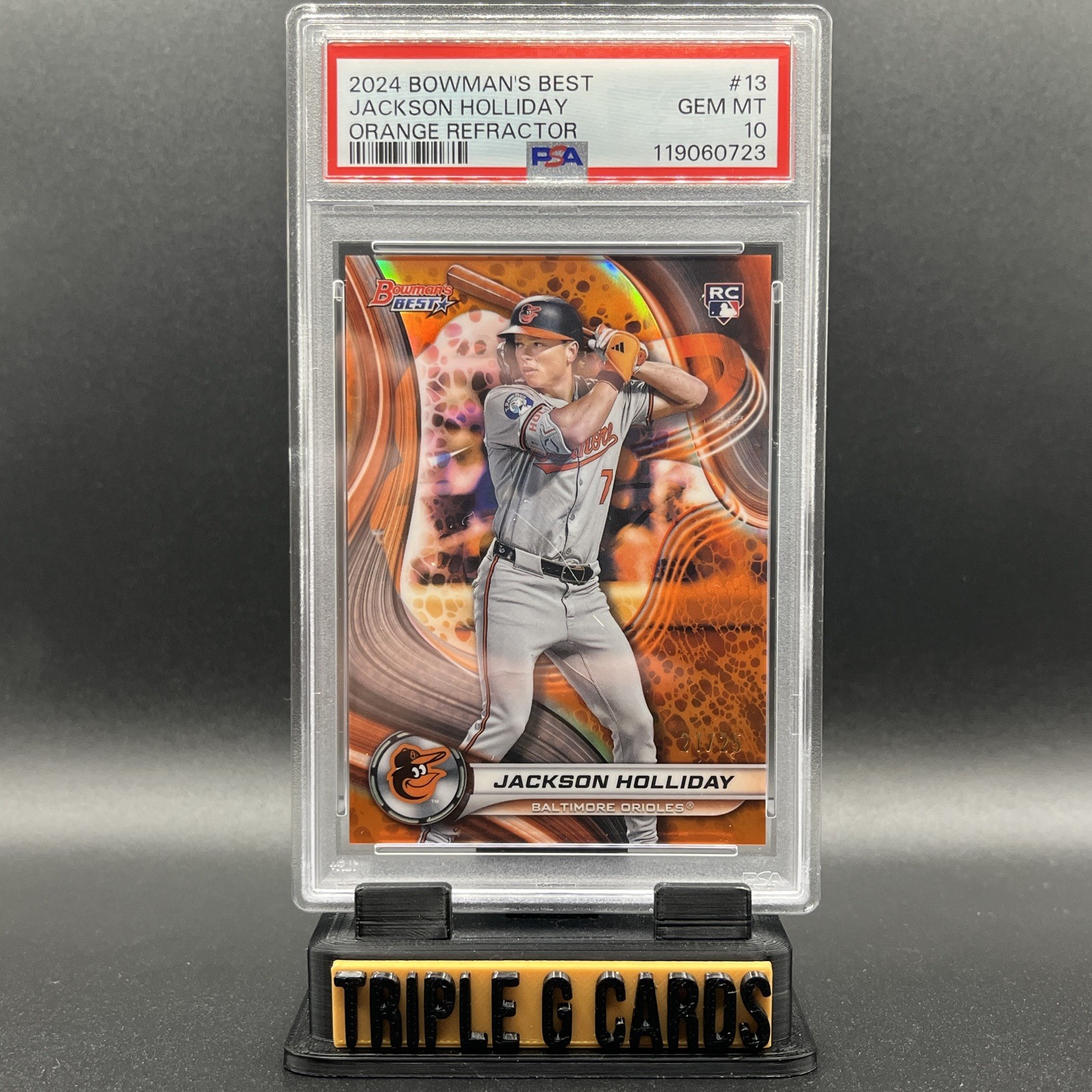 2024 Bowman’s Best Jackson Holliday Orange /25 PSA 10 GEM MT RC 🔥🔥