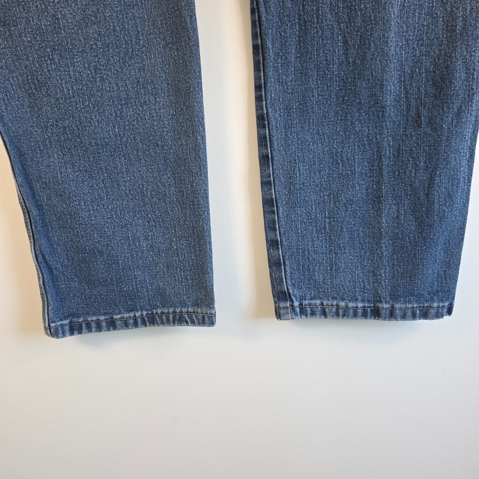 Wrangler Carpenter Jeans W30 L32 Blue Distressed Workwear Utility Men's image 8