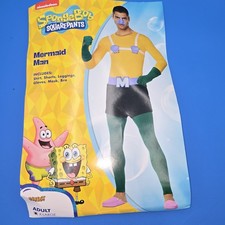 Spongebob Squarepants Mermaidman Halloween Costume, Adult XL