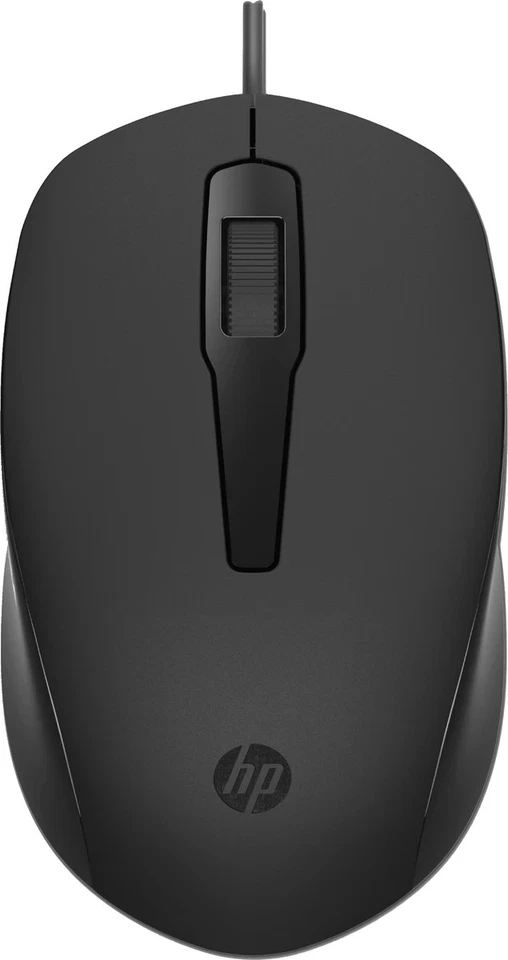 HP 150 Wired Mouse Maus Kabelgebunden 1600 DPI Optisch Schwarz USB Neu OVP - Bild 2 von 2