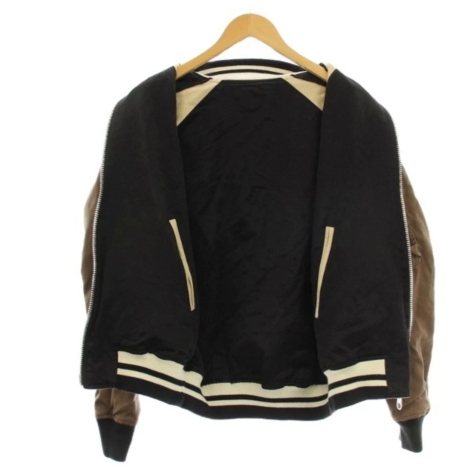Softnet SOPHNET. SOUVENIR BLOUSON faux suede jumper S brown SOPH-192012 G Used 5 - Image 4 of 4