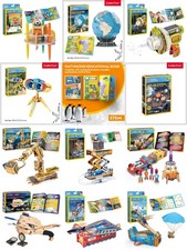 Cubic Fun 3D Puzzle National Geographic STEM Kids Educational Model Set New Gift