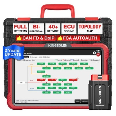 2026 KINGBOLEN K10 PRO Online Coding Car Full System Diagnostic Scanner Tool