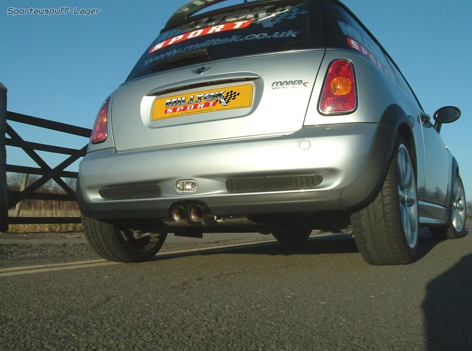 Milltek Sportauspuffanlage für Mini R53 Cooper S 2x76mm rund doppelwandig - Bild 2 von 3