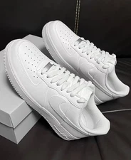 Nike Air Force 1 "Triple White" Low Top Classic Sneakers us size