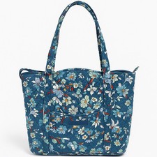 Vera Bradley Medium Floral Bag Front Back Pocket Glenna Floral