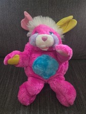 POPPLES Vintage 1985 Pink Stuffed Plush Mattel Multicolor American Greeting Co.