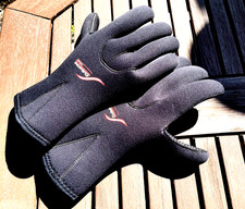 Tauchhandschuhe schwarz Gr L  Anti-Rutsch Neopren 5 mm Cubatec