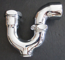 NOS KOHLER K-9004 P TRAP 1 1/4 INCH CHROME PLATED BRASS Exposed Drain     C12