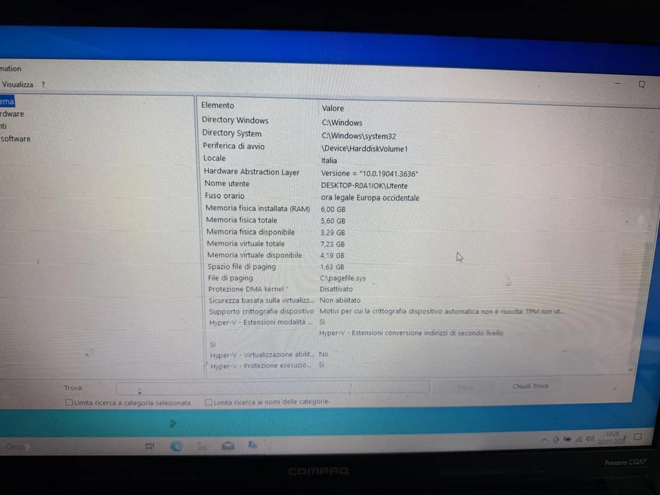 Portatile - Notebook Compaq Presario CQ57 - Immagine 3 di 4