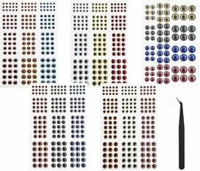 6Mm 3Mm A Eye Lures Drchoer Fish 10Mm Eyes Fishing Making 7Mm 4Mm Lure - 5Mm for