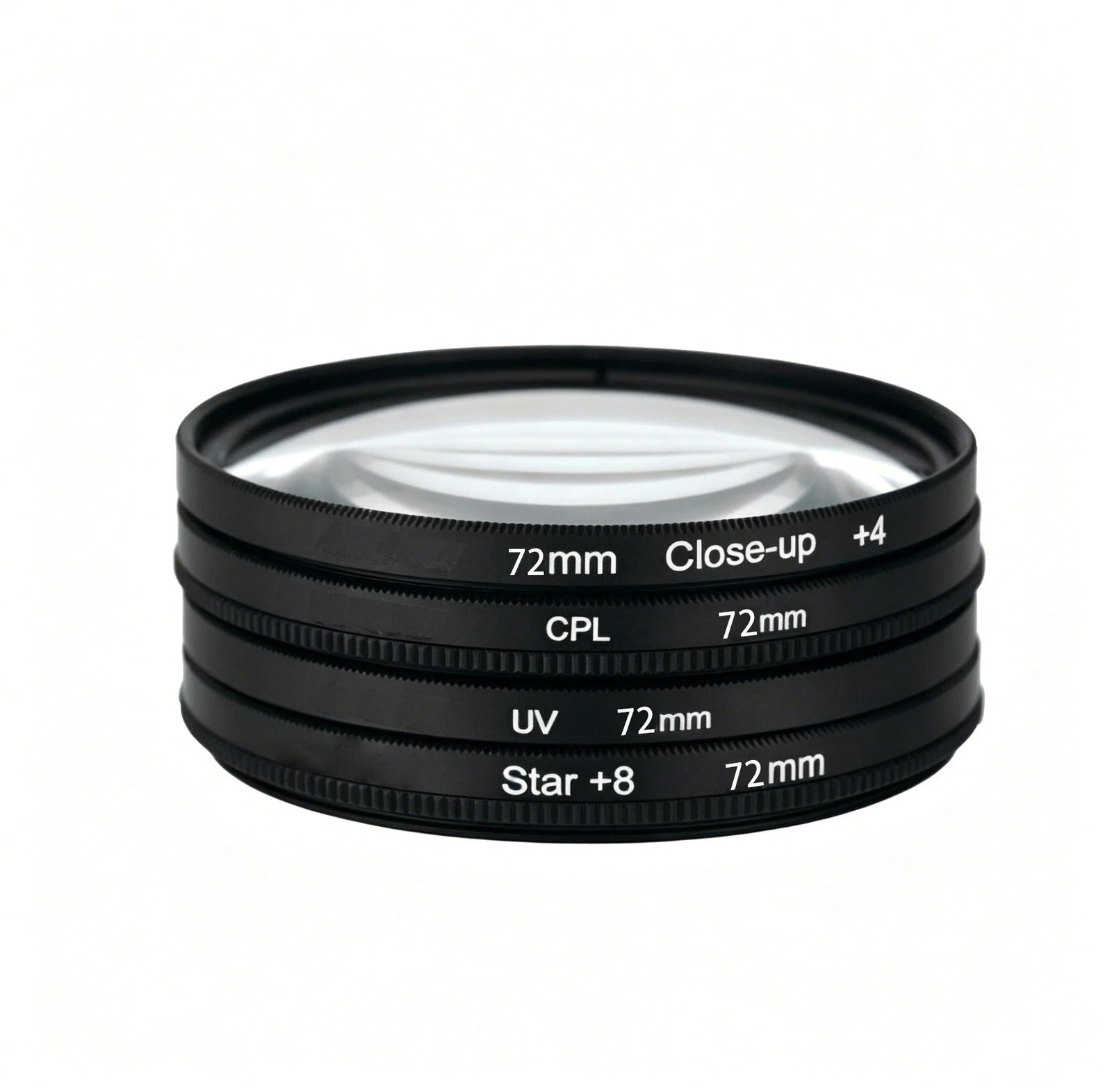 Compact DSLR Filter Kit CPL UV Close Up Star 8 ABS+Glass 40.5MM-77MM Sizes