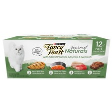 Purina Fancy Feast Grain Free Wet Cat Food Variety Pack Pate 24 Cans - Beef, Chi