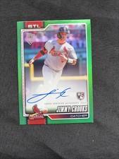 2026 Topps Series 1 Jimmy Crooks Green On Card Real Auto 13/99
