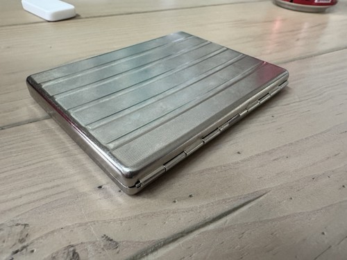 Vintage Stainless Steel Cigeratte Box - Picture 3 of 3