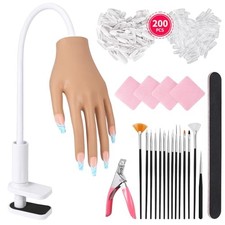 Practice Hand for Acrylic Nails - Nail Tips Won't Fall off Practice hand A