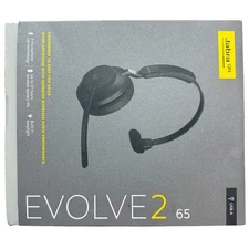 Jabra Evolve2 65 Stereo Wireless Headset_Headph ones (MS Teams, USB-C) - Black