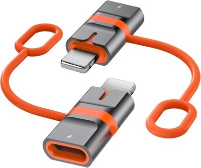 Omivine 2 Stück USB C(Buchse) auf Lightning(Stecker) Adapter 36W PD Ladekabel