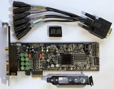 Auzentech X-Fi Forte 7.1 Soundkarte | PCIe | Low-Profile | 2 zus. OpAmps