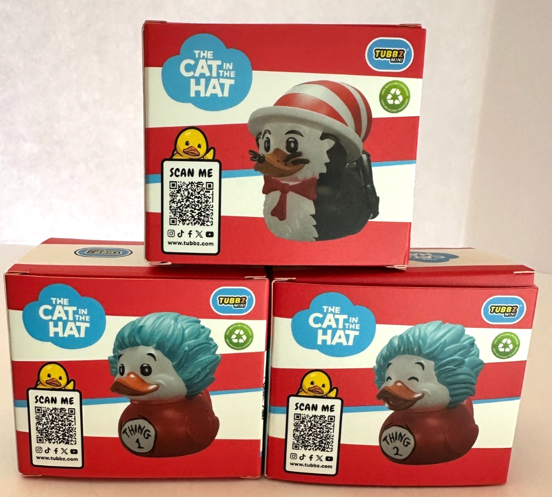 MINI TUBBZ 4点セット NEW TUBBZ MINI Cosplay Ducks Cat In The Hat Thing 1 Thing 2 LOT Of