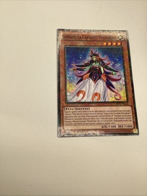 Yu-Gi-Oh! TCG Soprano la Cantante Melodiosa SDMP-013 Effect 1st Edition Italian