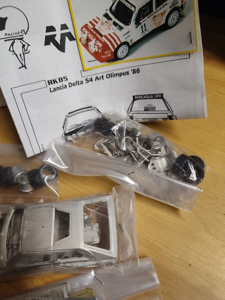 racing 43 kit 1/43 Lancia Delta S4 Art Olimpus 1986 Rara - Immagine 2 di 4