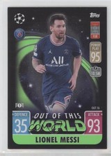 2021-22 Topps Match Attax UCL Extra Out of this World Lionel Messi #OUT16 0yl6
