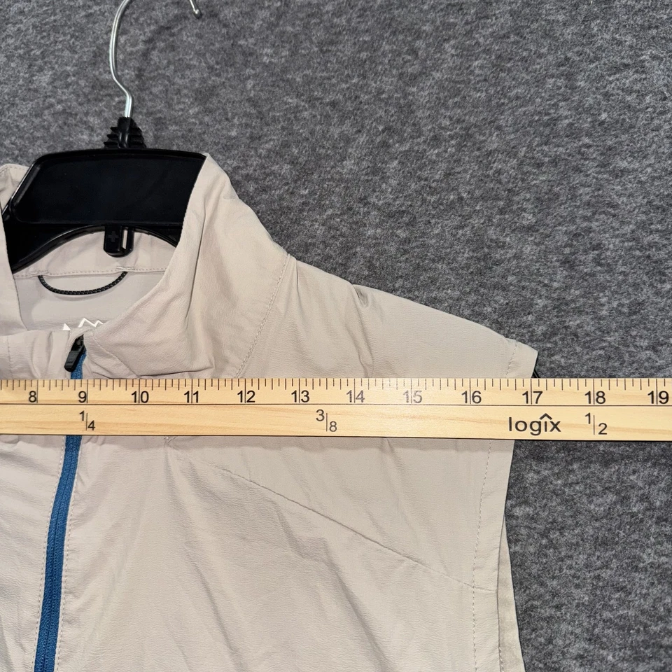 Chaleco de viento REI Co-op Link para hombre grande gris cremallera completa ciclismo aire libre elástico nuevo con etiquetas Foto 3 de 4