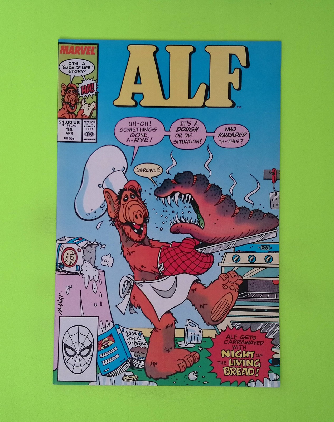 Alf #14 1989 Marvel Comics 1st App High Grade Comic Book X125-230