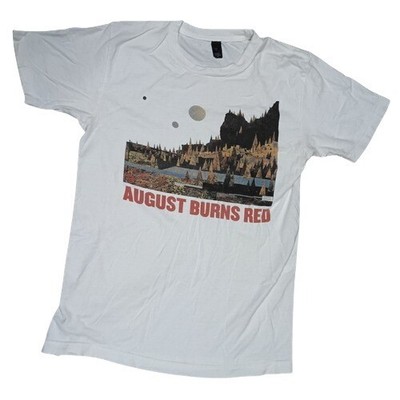 August Burns Red Found In Far Away Places Album Cover White T-Shirt Medium