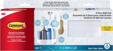 Bathroom Accessories 5 Piece Bathroom Organizer Set 1 Shower Caddy 1 Soap Dish 1