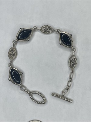 Barse Solid Sterling Toggle Bracelet 8  23g