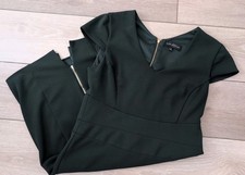 Slate & Willow - Women's Green Classic Knee-Length Sheath Dress Size 8