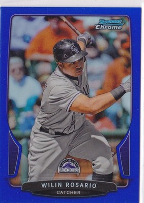 2013 Wilin Rosario Bowman Chrome Blue Refractor     88/250    #174 (A3284)