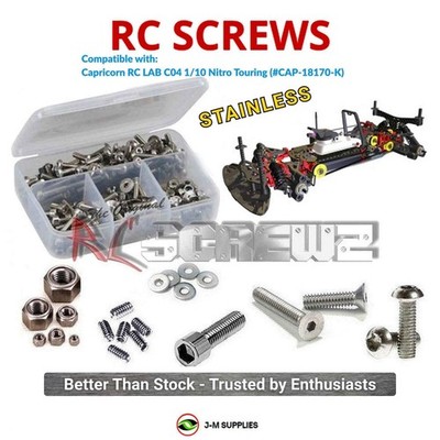 RCScrewZ Stainless Screw Kit cap016 for Capricorn RC LAB C04 Nitro 1/10th | KIT